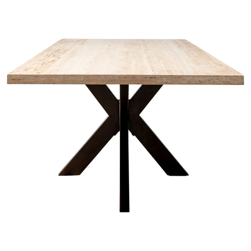 Ava Marble Top Rectangle 8-10 Seater Dining Table